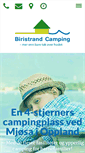 Mobile Screenshot of biristrandcamping.no